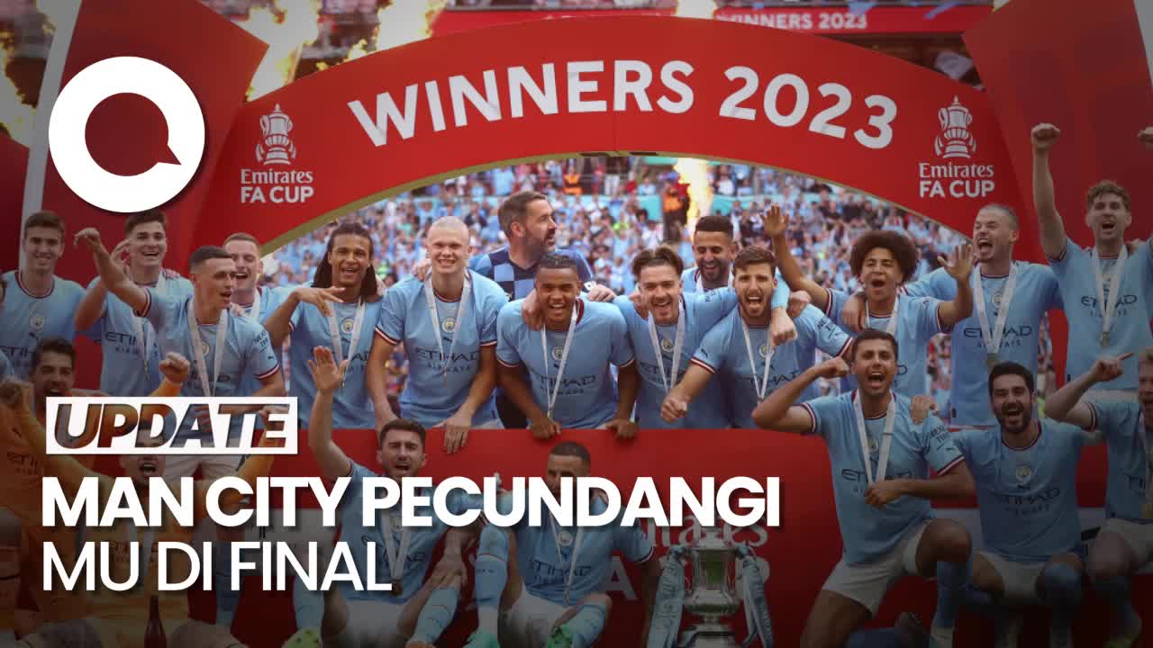 Manchester City Angkat Trofi Lagi, Kini Juara Piala FA!