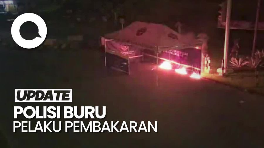 Detik-detik Pos Pantau Truk ODOL Dishub-Polisi di Palembang Dibakar OTK