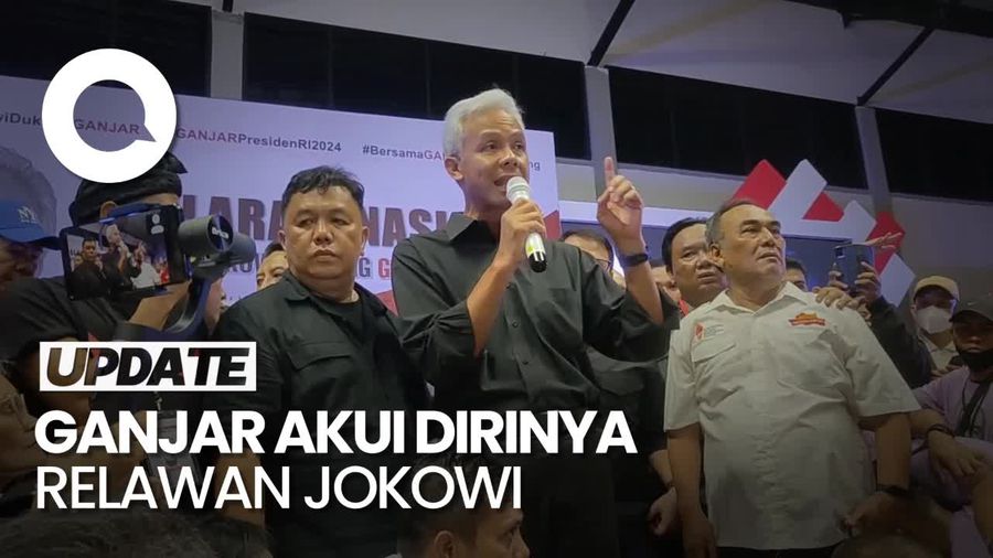Ganjar Cerita 10 Tahun Terakhir Berada di Barisan Relawan Dukung Jokowi