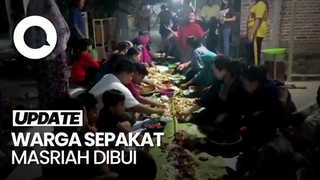 Momen Tetangga Gelar Syukuran Usai Masriah Penyiram Tinja Dibui