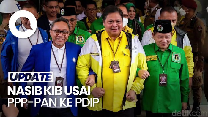 PPP-PAN Mendekat ke PDIP, Airlangga Sebut KIB Jalan Terus