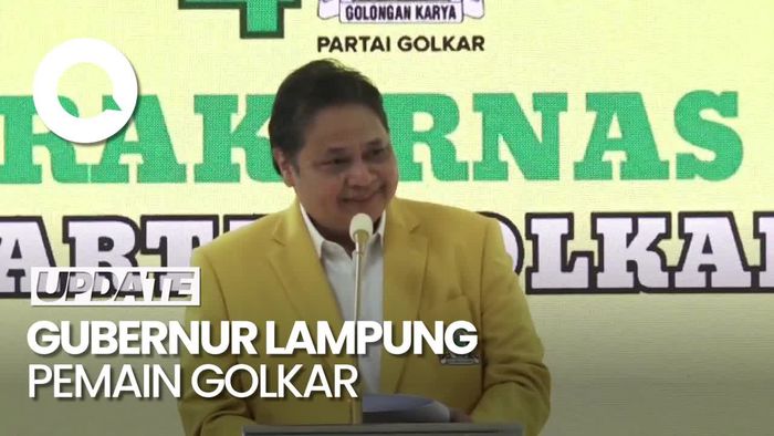Airlangga: Gubernur Lampung Lihai, Viralkan Jalan Rusak-Dapat Rp 800 M