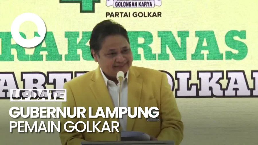 Airlangga: Gubernur Lampung Lihai, Viralkan Jalan Rusak-Dapat Rp 800 M