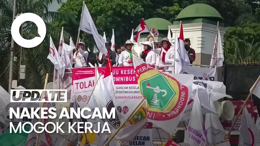 Nakes Ancam Mogok Nasional Jika Pembahasan RUU Kesehatan Dilanjut
