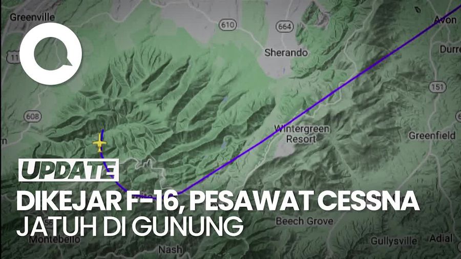 Pesawat Cessna Nyelonong ke Washington, Dikejar F-16 Lalu Jatuh