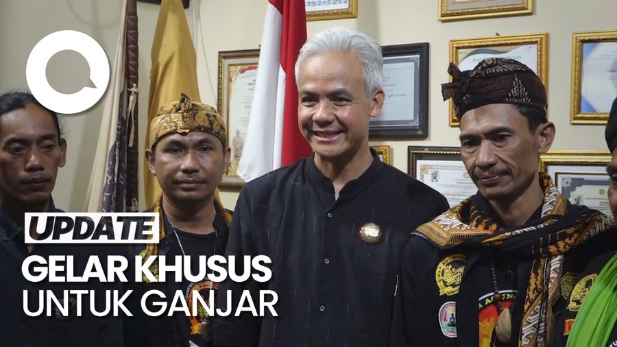 Ganjar Diberi Gelar Kehormatan Oleh Laskar Macan Ali Cirebon