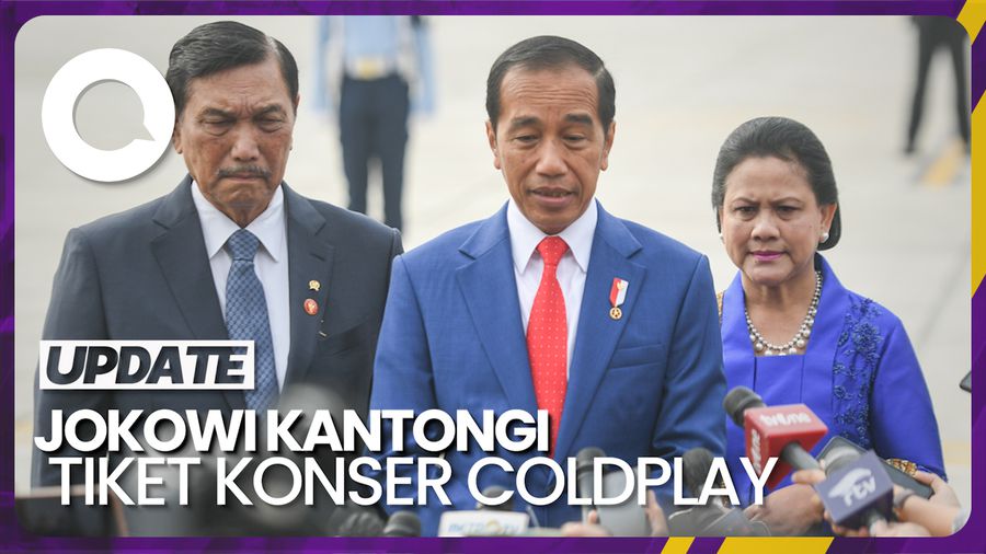 Jokowi Bakal Nonton Konser Coldplay di Jakarta