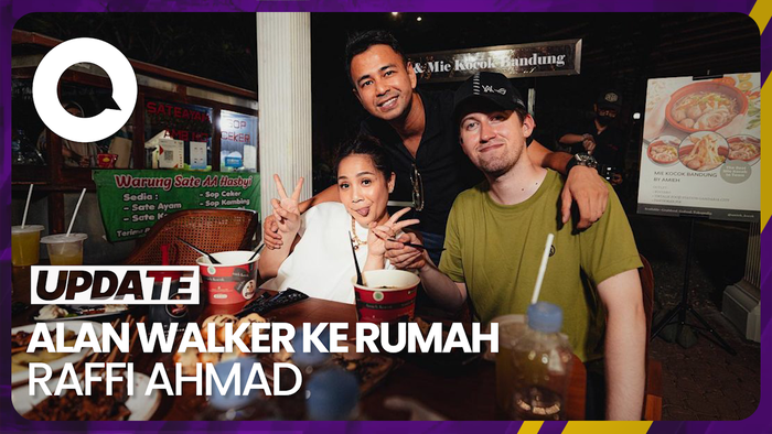 Momen Alan Walker Ngebakso Bareng Raffi-Nagita