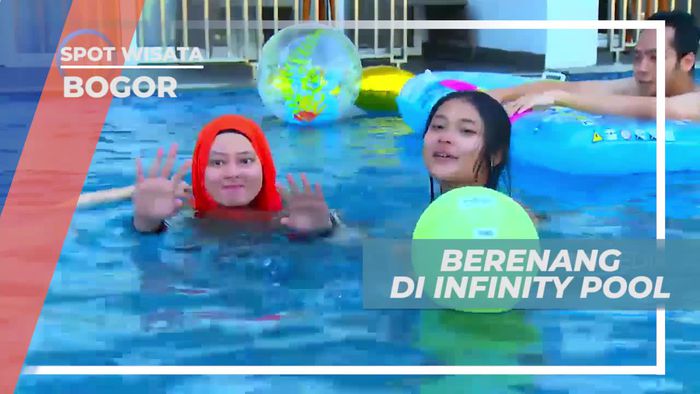 Berenang Menikmati Panorama Alam Kota Bogor Dari Infinity Pool