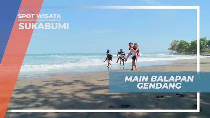 Adu Kekuatan Bermain Balap Gendong di Sukabumi
