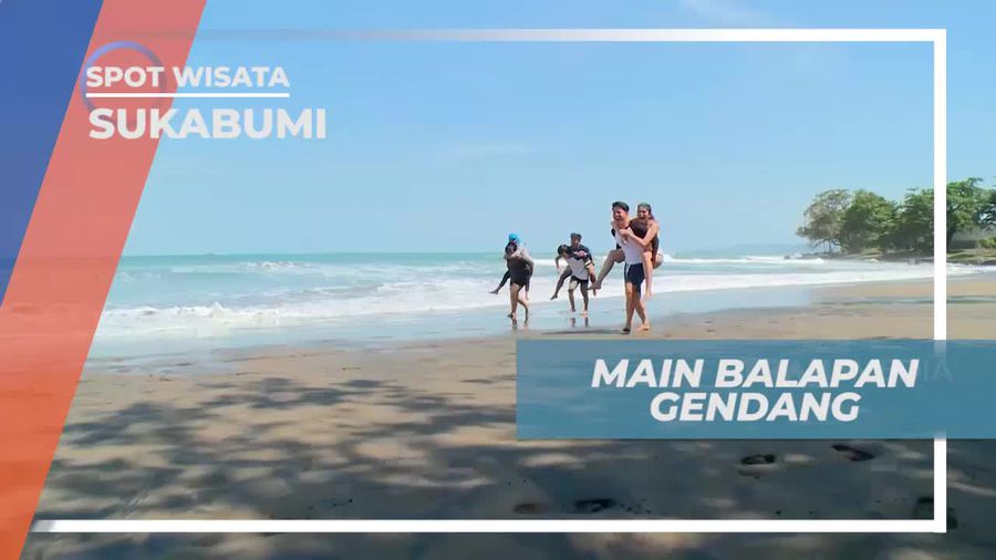 Adu Kekuatan Bermain Balap Gendong di Sukabumi