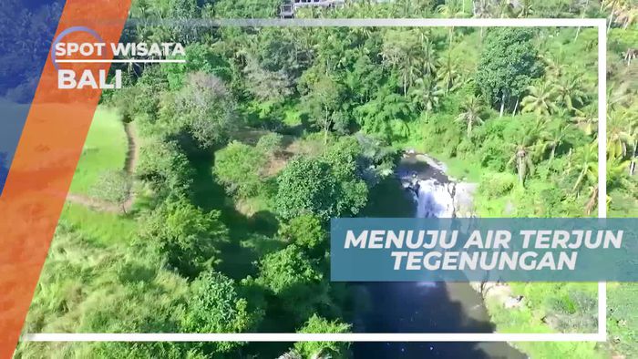 Menuruni 150 Anak Tangga Menuju Air Terjun Tegunungan Bali