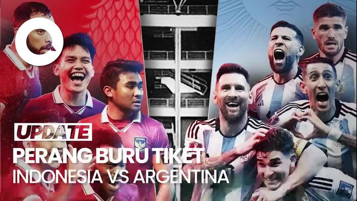 Tiket Indonesia Vs Argentina Trending, Banyak yang Jualan di Twitter