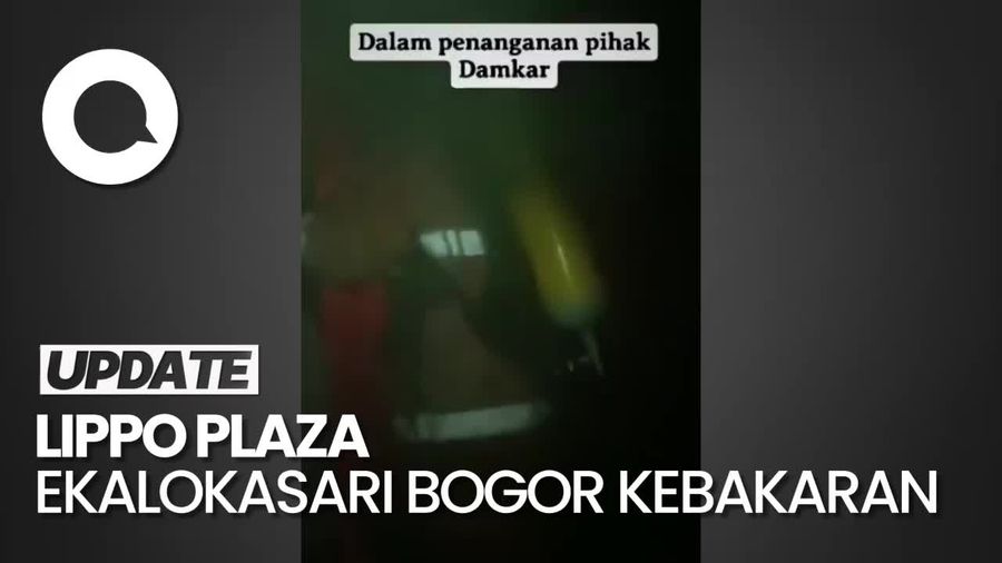 Gudang Mal Ekalokasari Bogor Terbakar, Diduga Korsleting Listrik