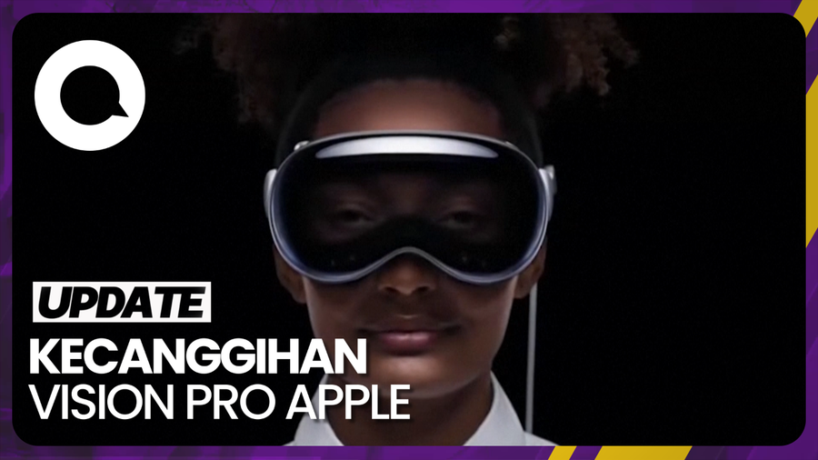  Apple Pamerkan AR Headset Vision Pro, Intip Kebolehannya!