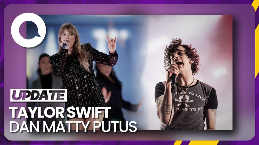 Penyebab Kandasnya Hubungan Asmara Taylor Swift dan Matty Healy