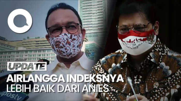 Analisis LSI Denny JA Bandingkan Anies dan Airlangga Jika Jadi Cawapres