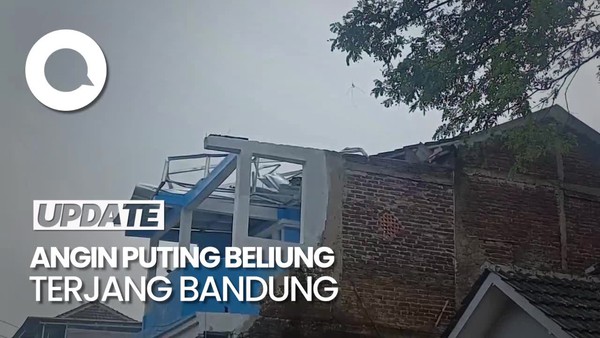 Penampakan 141 Rumah di Balendah Rusak Diterjang Angin Puting Beliung
