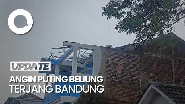 Penampakan 141 Rumah di Balendah Rusak Diterjang Angin Puting Beliung