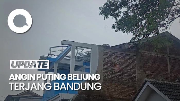 Penampakan 141 Rumah di Balendah Rusak Diterjang Angin Puting Beliung