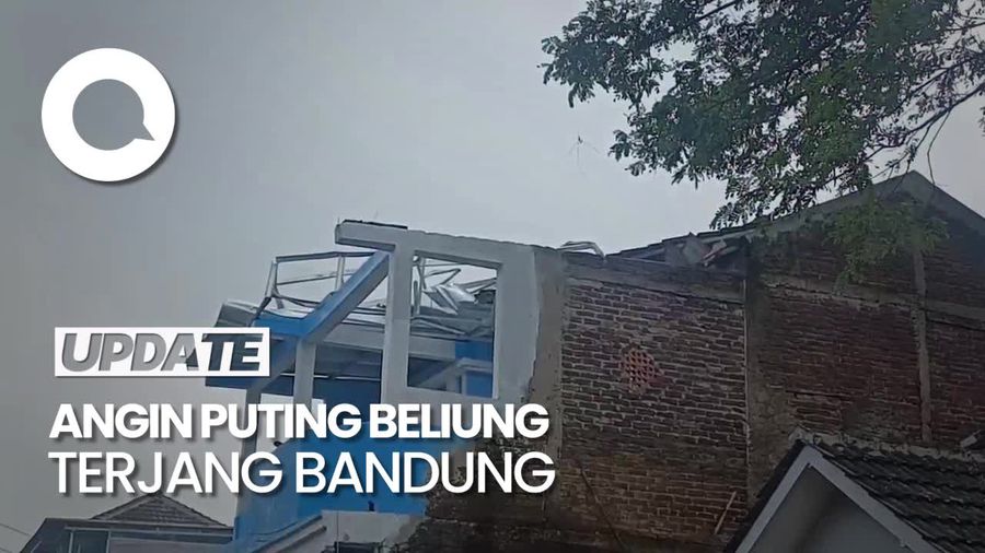 Penampakan 141 Rumah di Balendah Rusak Diterjang Angin Puting Beliung