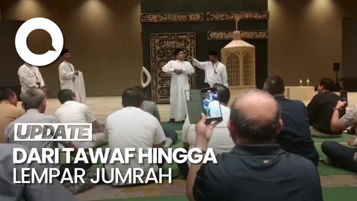 Antusiasme Calon Jemaah Haji Ikuti Praktek Manasik yang Digelar Maktour