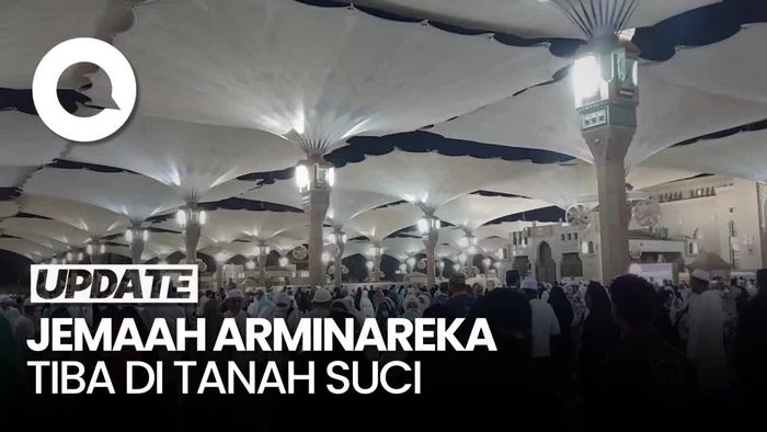 Kedatangan Jemaah Haji Arminareka di Tanah Suci