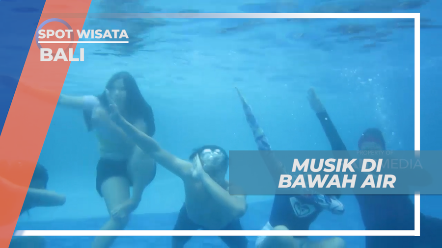 Sensasi Menikmati Musik di Dalam Kolam Renang, Bali