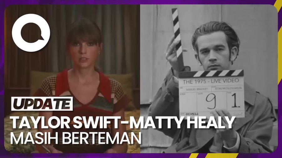 Taylor Swift dan Matty Healy Masih Berteman Meski Tanpa Romansa