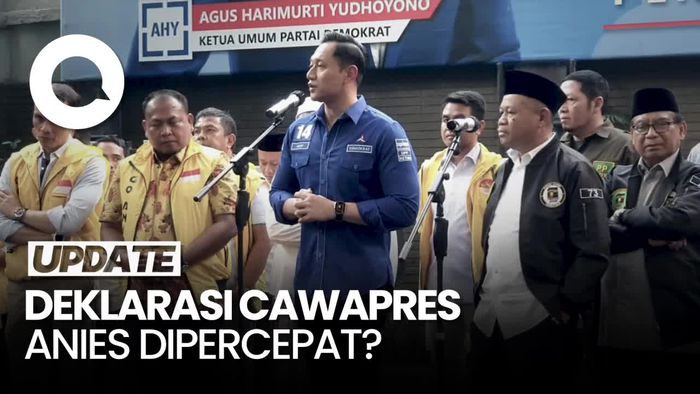 Kata AHY soal Usulan Deklarasi Cawapres Anies Dipercepat