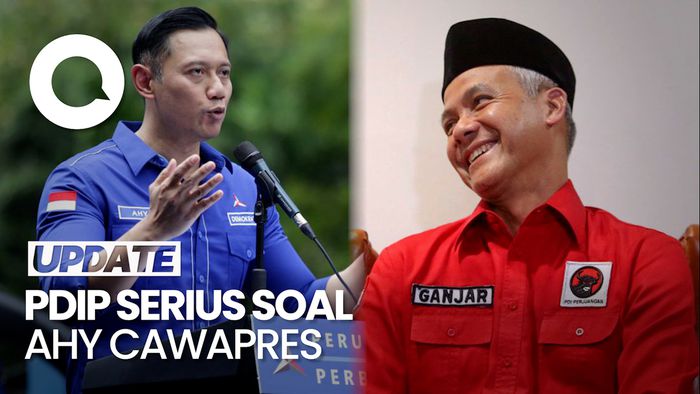 AHY Masuk Bursa Cawapres Ganjar, PDIP: Kami Serius, Tidak Main-main