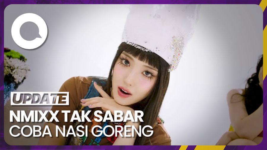 JIWOO NMIXX Tak Sabar Makan Nasi Goreng Khas Indonesia