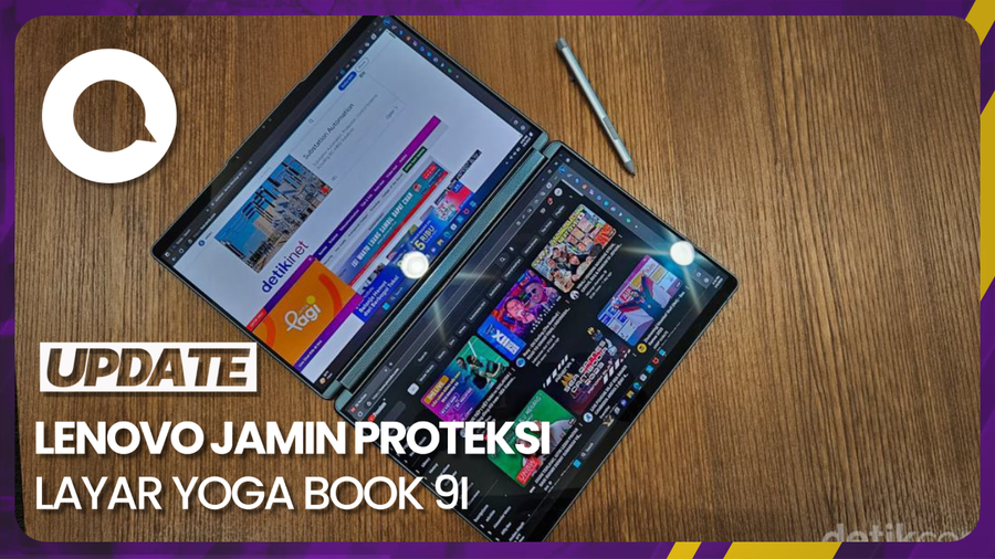  Lenovo Janjikan Kemulusan Layar Yoga Book 9i 