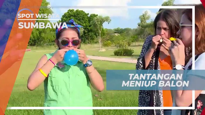 Tantangan Seru Meniup Balon, Sumbawa