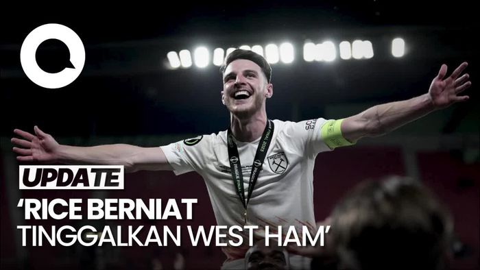 West Ham Konfirmasi Declan Rice Akan Hengkang