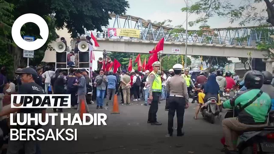 Sidang Haris-Fatia Digelar, Lalin di Sekitar PN Jaktim Macet