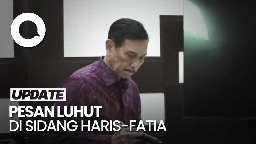 Pesan Luhut ke Haris-Fatia: Cermati Data yang Ada Sebelum Menyimpulkan