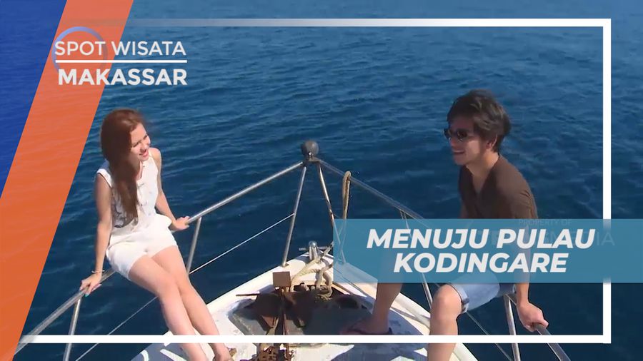Menikmati Indahnya Pemandangan Laut Menuju Pulau Kadingareng Keke, Makassar