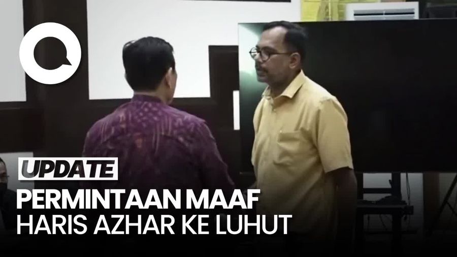 Haris ke Luhut: Saya Minta Maaf, Tak Ada Niat Nyerang Pribadi Bapak