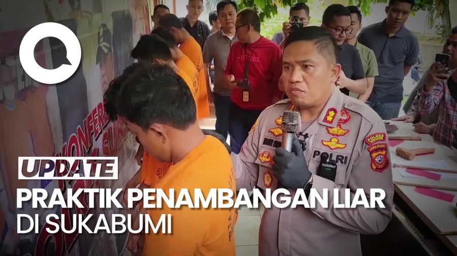 Potret Buram Gurandil Sukabumi, Tak Dapat Hasil-Malah Ditangkap Polisi