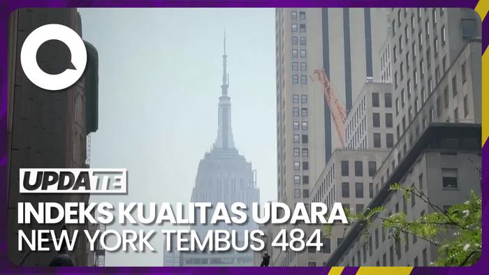 AQI New York Tembus 484, Wali Kota: Kondisi Berbahaya!