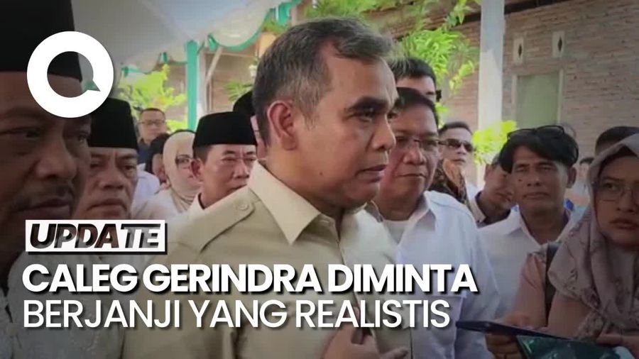 Para Caleg Gerindra Diminta Tak Umbar Janji Kasbon: Janjilah yang Realistis!