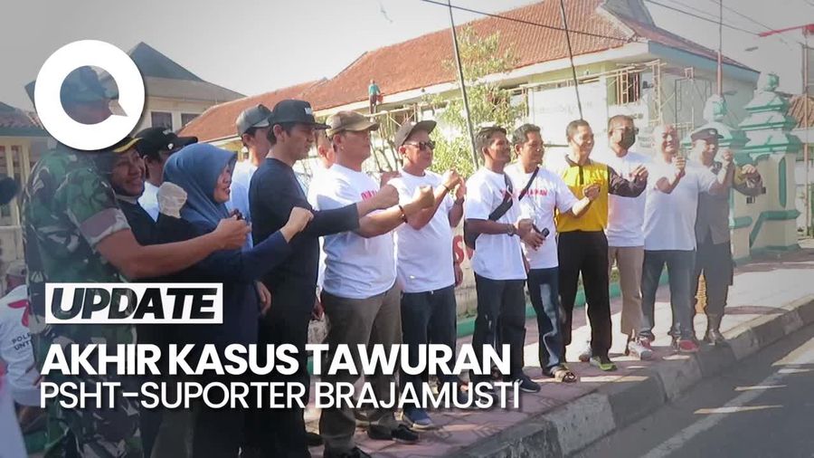 Diinisiasi Polda DIY, Tawuran PSHT-Suporter Brajamusti Berakhir Damai