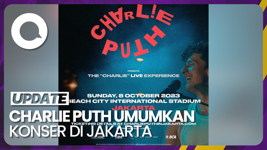 Charlie Puth Siap Konser di Jakarta pada 8 Oktober 2023