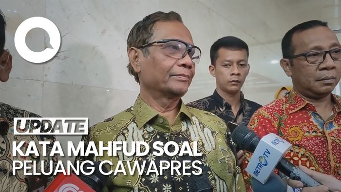 Mahfud Nggak Kaget Masuk Bursa Cawapres Ganjar