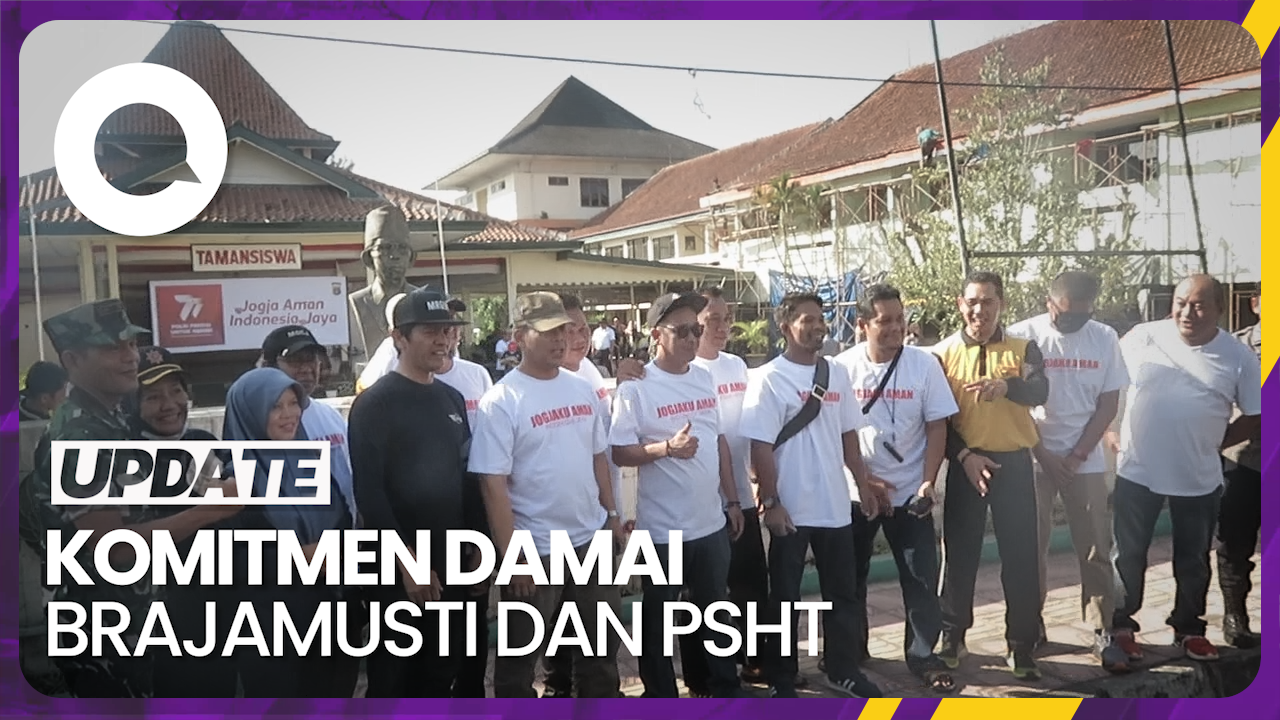 PSHT Dan Brajamusti Kerja Bakti Bersihkan Museum Tamansiswa