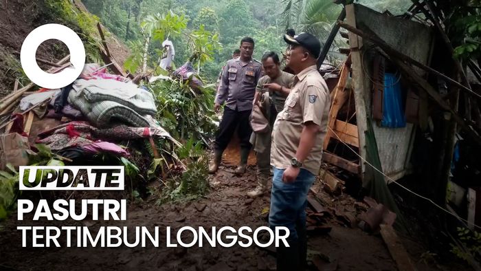 Penampakan Longsor yang Tewaskan Pasutri di Tasikmalaya