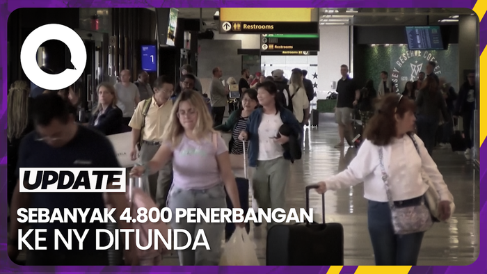 Ribuan Penerbangan di New York Ditunda Imbas Kebakaran Kanada