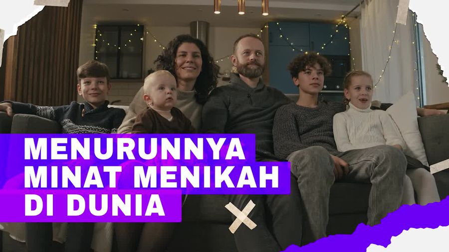 Tren Penurunan Pernikahan di Dunia