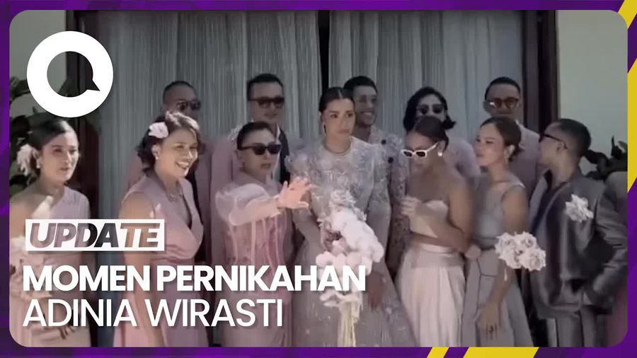 Geng AADC di Pernikahan Adinia Wirasti: Nicholas Saputra-Dian Sastro